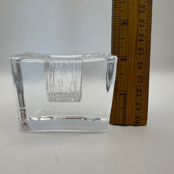 Signed Daum Nancy crystal mini posey vase. Excellent Condition. - Picture 11 of 12